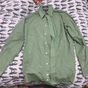 Green dress shirt